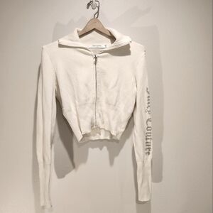 Juicy Couture White Zip-Up Jacket